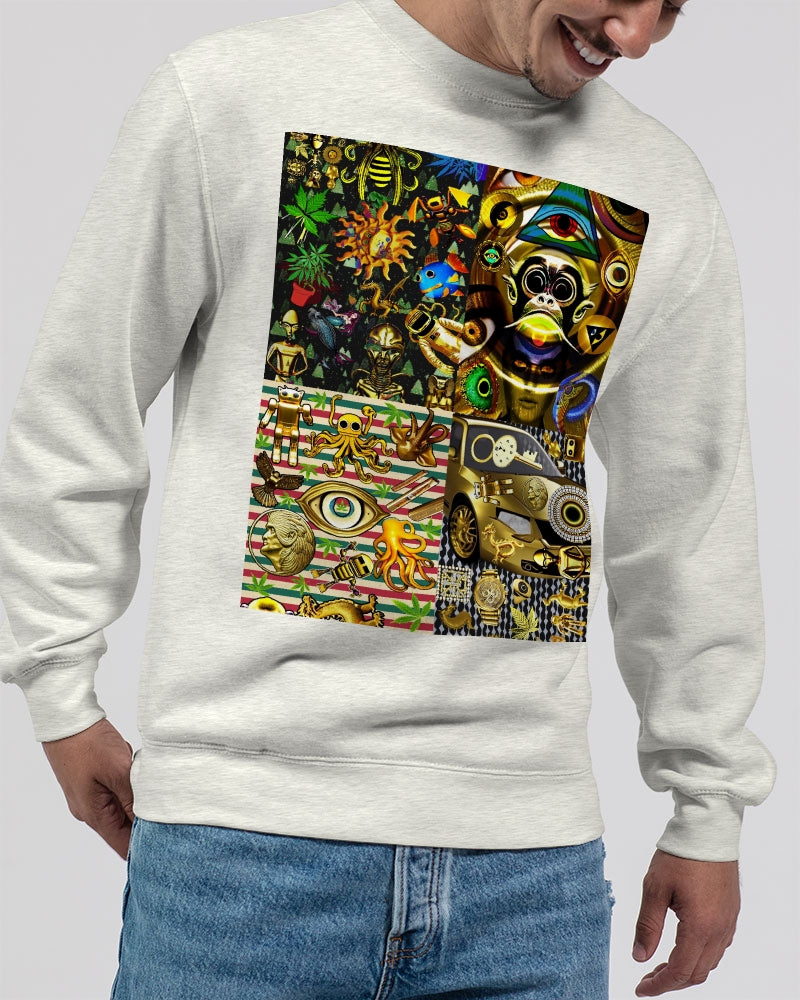 Outer Space Abstrak Unisex Premium Crewneck Sweatshirt | Lane Seven