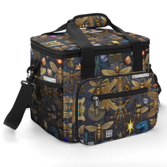 30 Can Collapsible Insulated Cooler Bag with Shoulder Strap A020 (All-Over Printing)