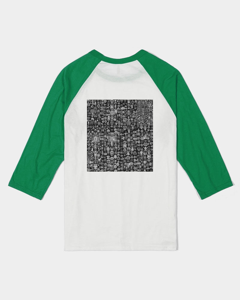 Matrix Vison Unisex Three-Quarter Sleeve Baseball Tee | Bella + Canvas