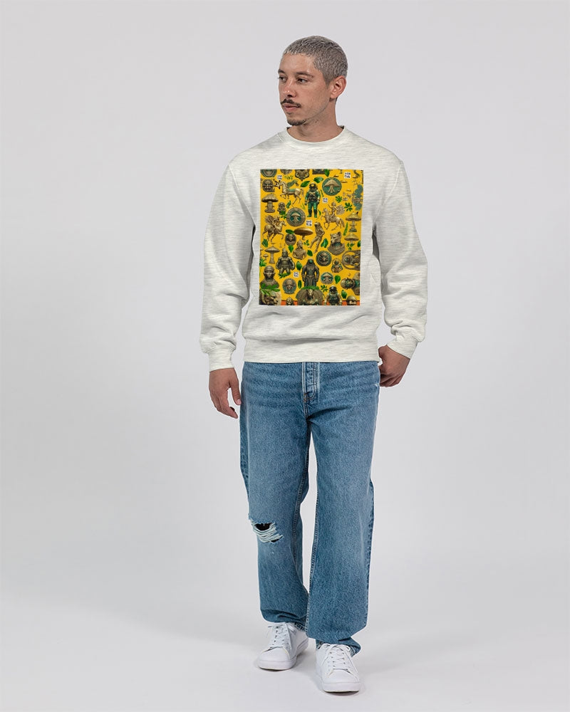 Mushroom Abstak Collection Unisex Premium Crewneck Sweatshirt | Lane Seven