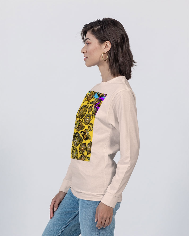 Nature Abstrak Unisex Long Sleeve Tee | Lane Seven