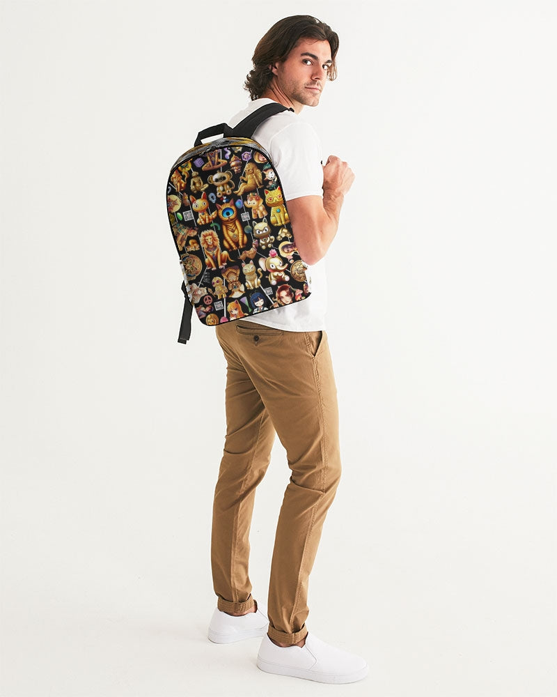 Planes Abstrak Large Backpack