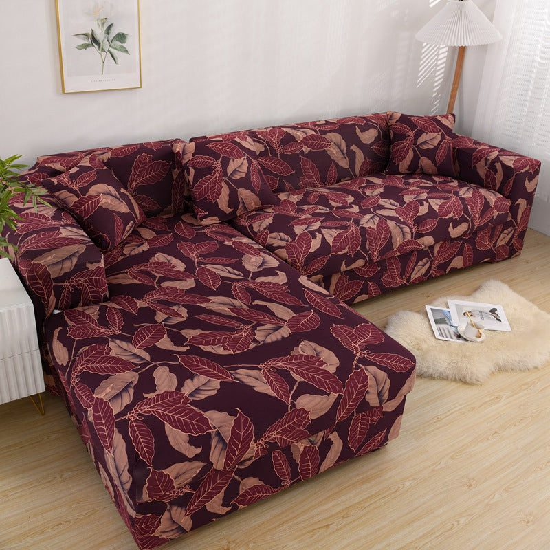 Anti-Slip Elastic Printed Slipcover Furniture Protector Couch Cover