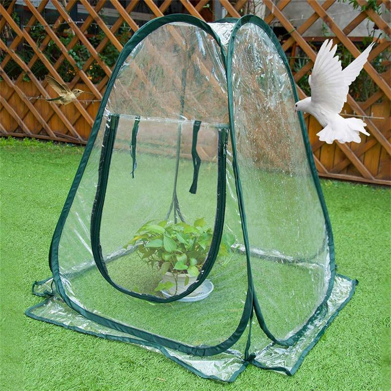 Foldabel Garden Plant Cover Transparent Winter Freeze Frost Protection Warm Cover