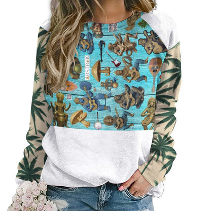 280gsm Custom Sweatshirt Designs Raglan Style RHDEC2 (All-Over Printing)