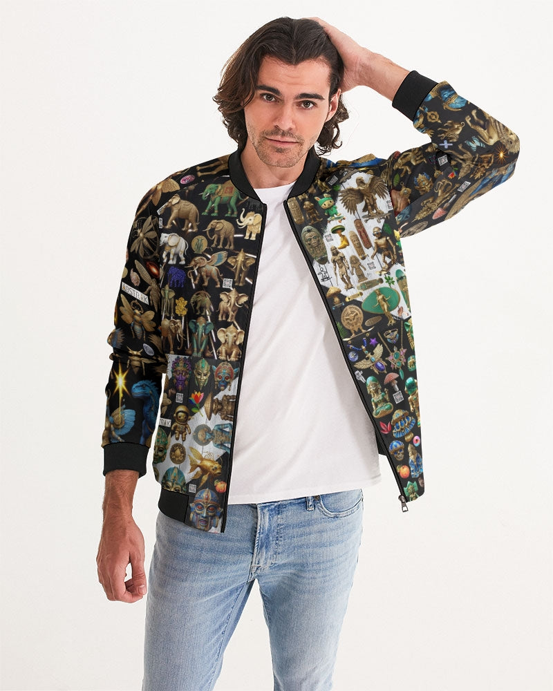 Abstraknyc Men's All-Over Print Bomber Jacket