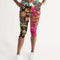 Eye and Face Abstrak Women's All-Over Print Mid-Rise Capri