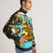 Outer Space Abstrak Men's All-Over Print Stripe Sleeve Track Jacket