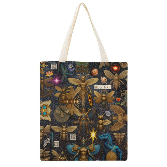 Martin Canvas Tote Handbag with Dual-sided Printing