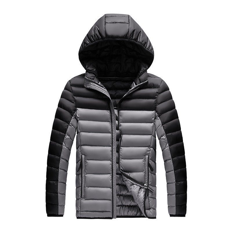 Men's Cotton-padded Coat Hooded Coat Winter