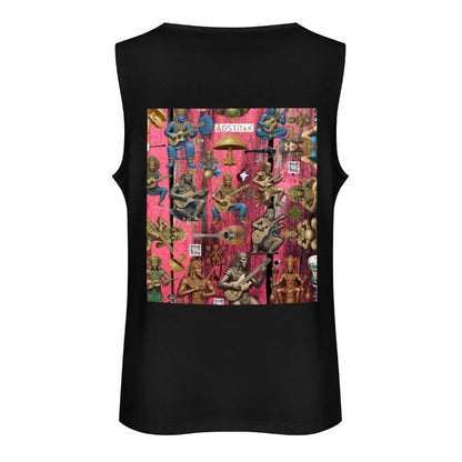 DTF 160gsm Men's Cotton Tank Top BX (Dual-sided Printing)