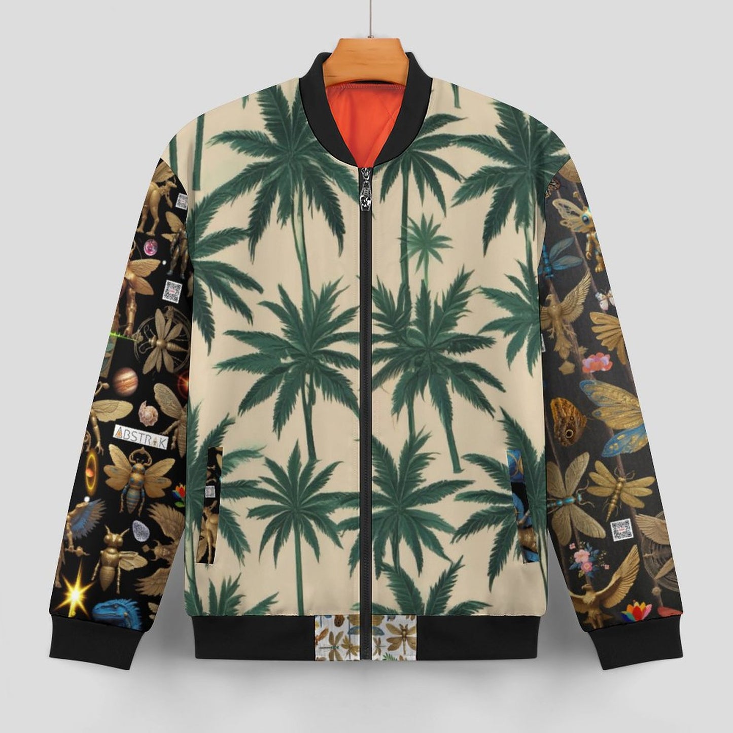 180gsm Zipper Bomber Jacket BMJ (All-Over Printing)