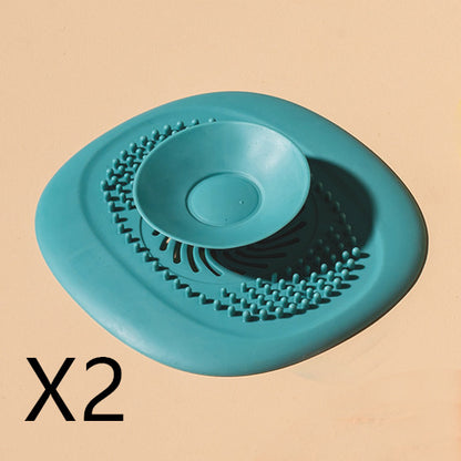 Bathroom Washbasin Drain Hair Catcher Kitchen Sewer Nausea Deodorant Deodorant Cover Seal Insect-proof Sink Floor Drain Cover