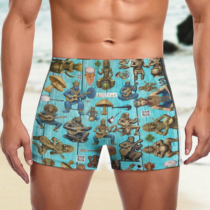 Fashionable Men's  boardshorts Swim Trunks DN003 (All-Over Printing)