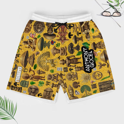 Men's Beach Shorts with 4 Pockets