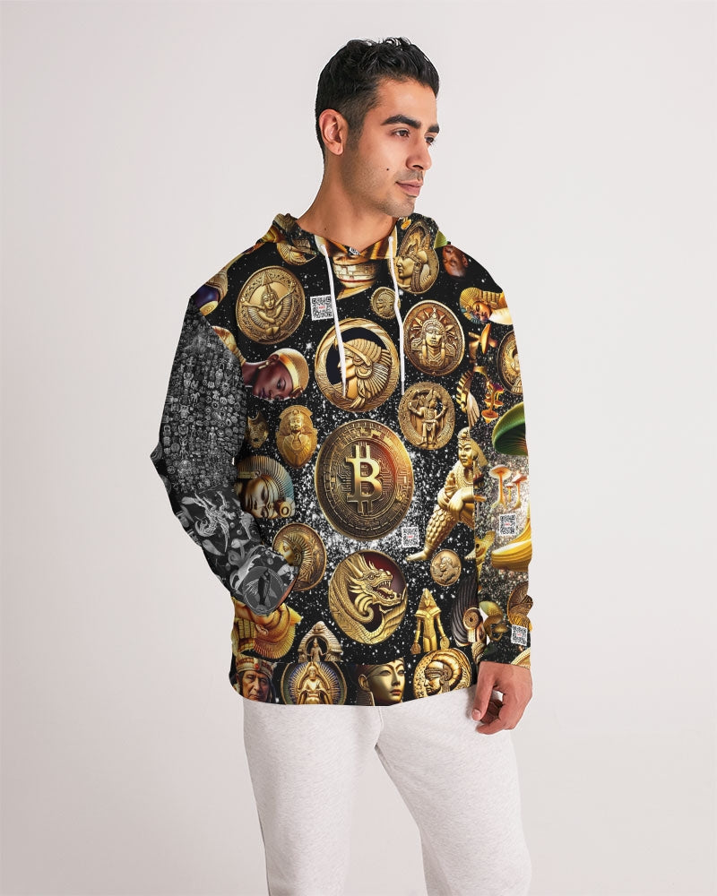 Illustration Abstrak Men's All-Over Print Hoodie