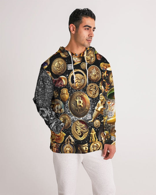 Illustration Abstrak Men's All-Over Print Hoodie