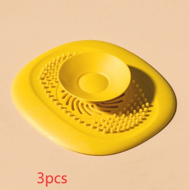 Bathroom Washbasin Drain Hair Catcher Kitchen Sewer Nausea Deodorant Deodorant Cover Seal Insect-proof Sink Floor Drain Cover