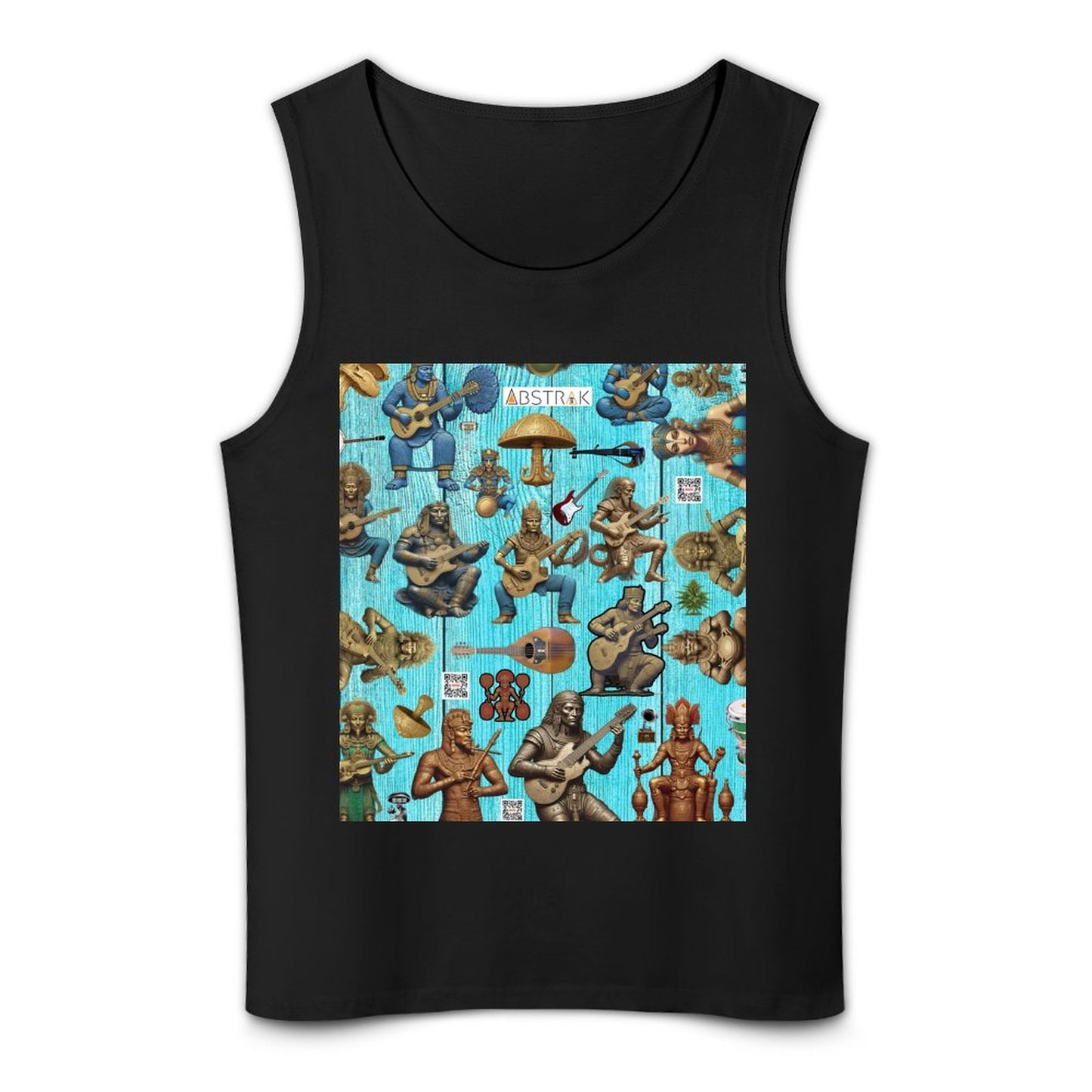 DTF 160gsm Men's Cotton Tank Top BX (Front Printing)