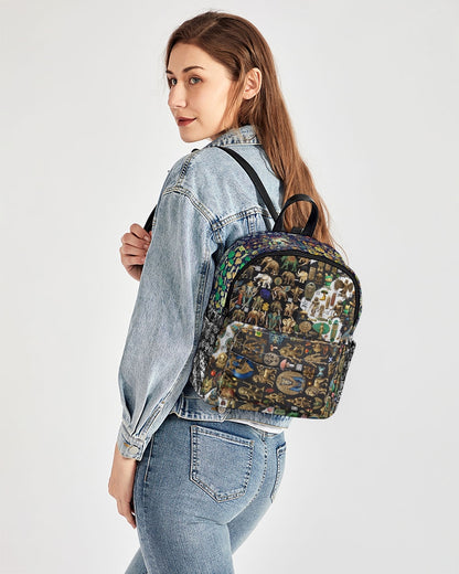 Abstraknyc Mini Canvas Backpack