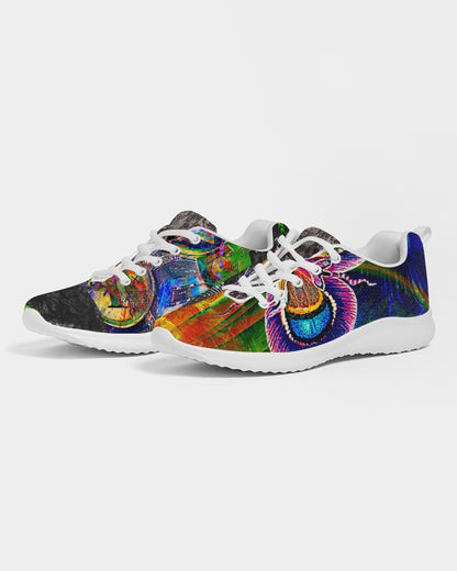 Saddle Serenade Abstract Design Women's Athletic Shoe