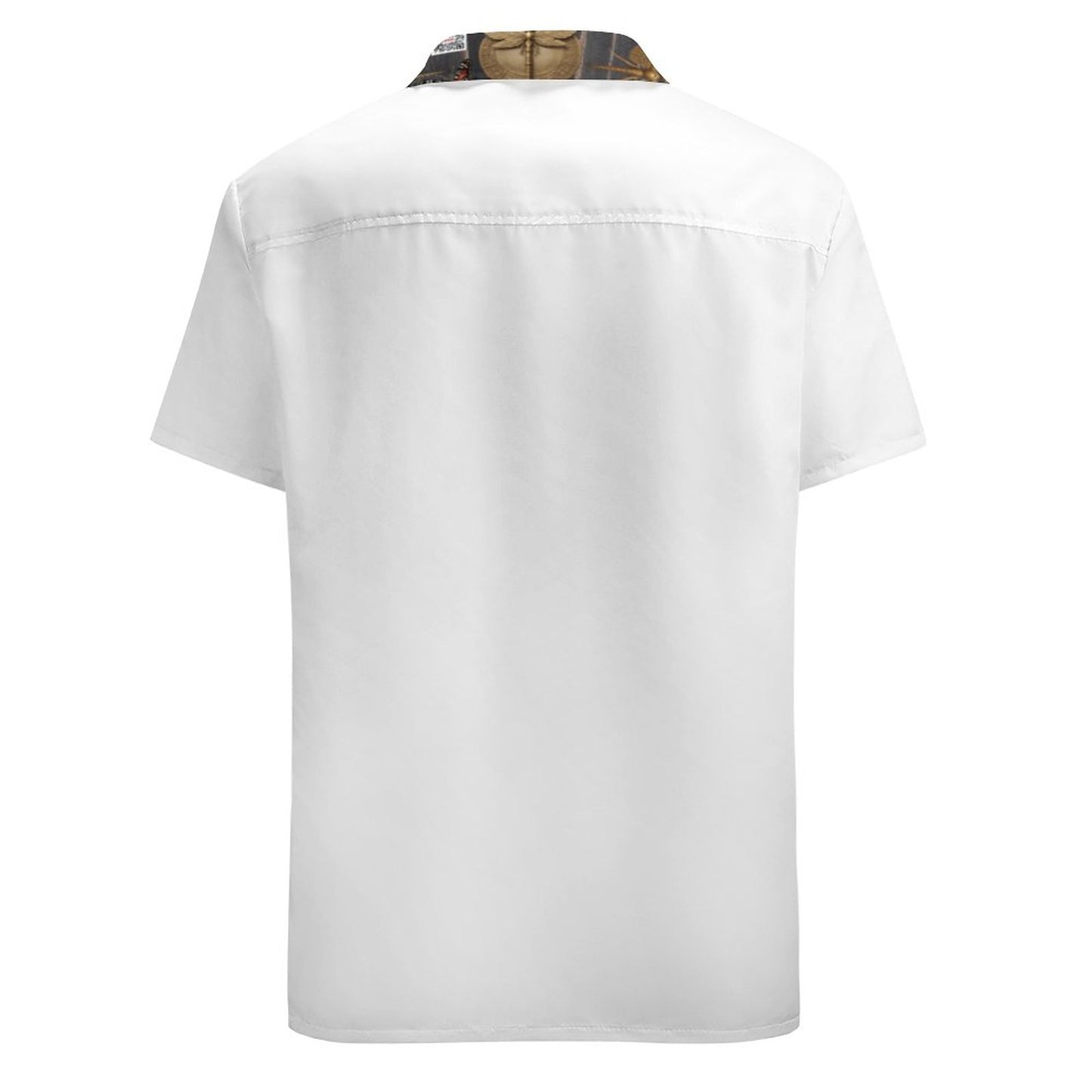 Men's Short SleeveT-Shirts with Pocket and All-Over printing Design NS