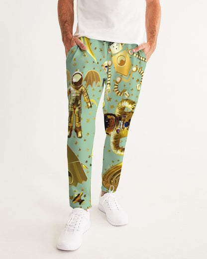 Outer Space Abstrak Men's All-Over Print Joggers