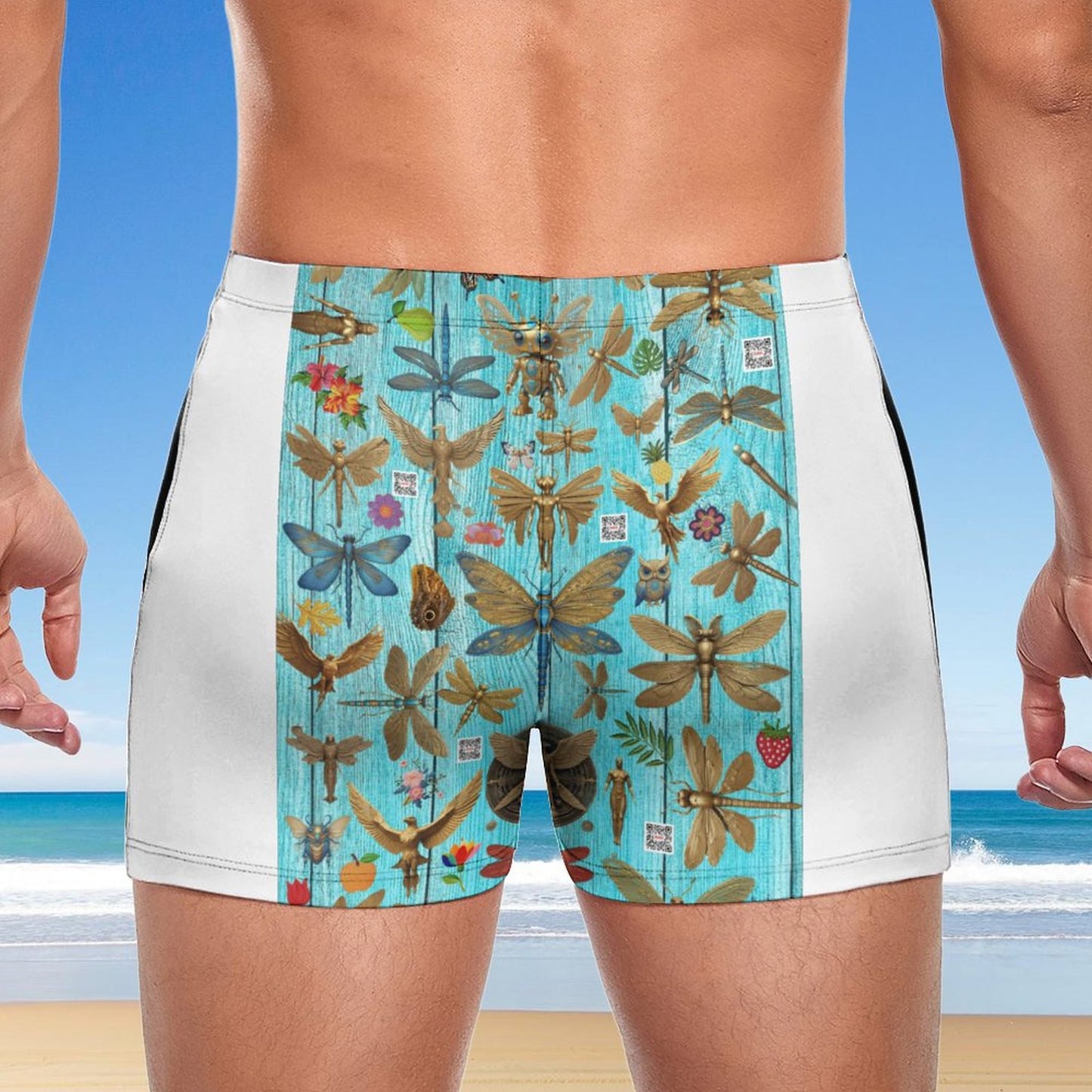 Men's Swimming Trunks DN003 (All-Over Printing)