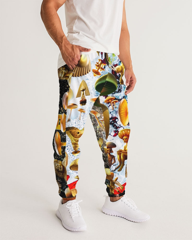 Illustration Abstrak Men's All-Over Print Track Pants