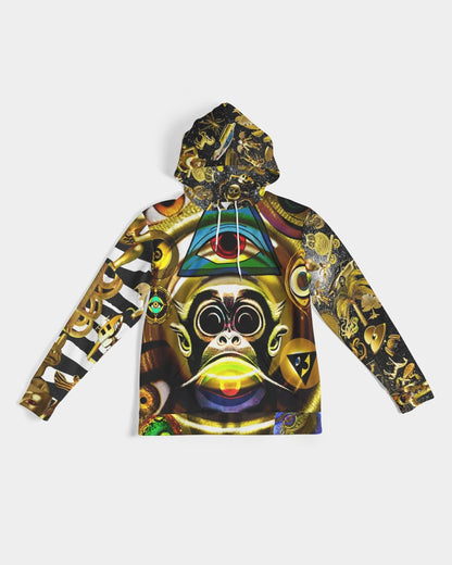 Outer Space Abstrak Men's All-Over Print Hoodie