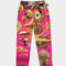 Eye and Face Abstrak Women's All-Over Print Belted Tapered Pants