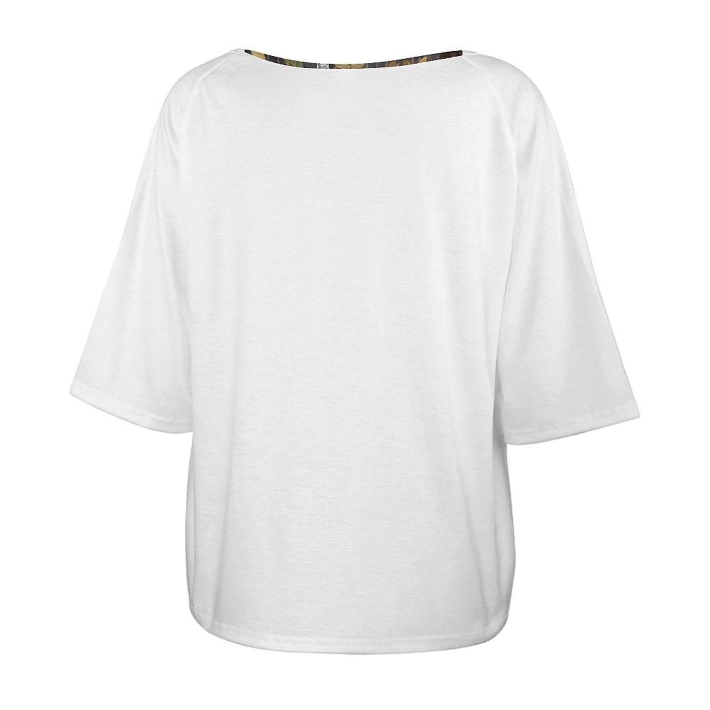 180gsm Women’s Off the Shoulder Half-Sleeve T-shirt BAT (All-Over Printing)