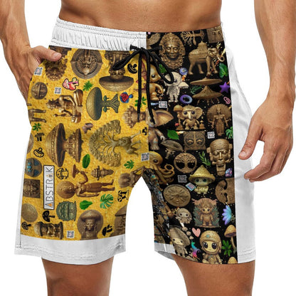 Men's Board Shorts D1P (All-Over Printing)