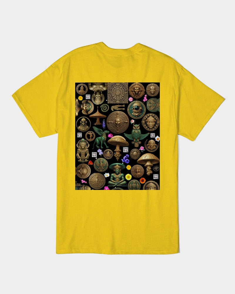 Mushroom Abstak Collection Unisex Heavy Cotton T-Shirt | Gildan