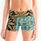 Abstrak dragonfly Women's All-Over Print Mid-Rise Yoga Shorts