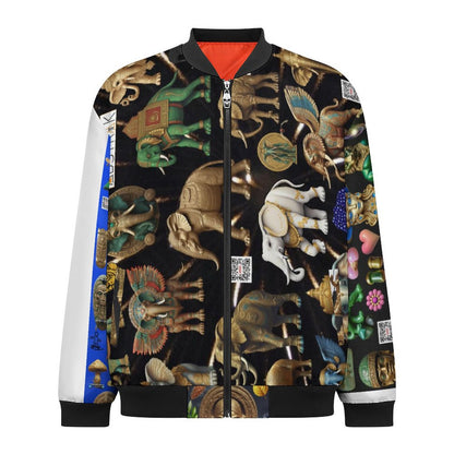 180gsm Zipper Bomber Jacket BMJ (All-Over Printing)