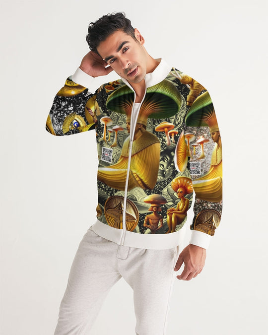 Illustration Abstrak Men's All-Over Print Track Jacket