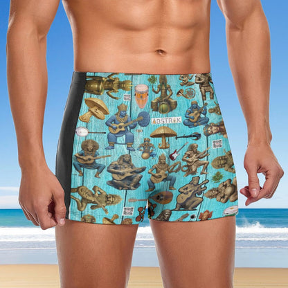 Fashionable Men's  boardshorts Swim Trunks DN003 (All-Over Printing)