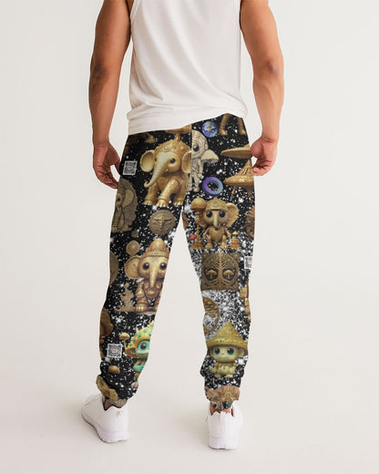 Elephant Collection Men's All-Over Print Track Pants