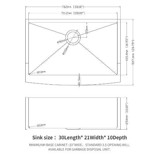 Stainless Steel Apron Front Farmhouse Sink - Prohibited On Amazon