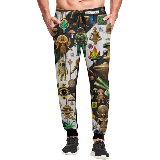 Men's Printed Sweatpants (Front All-Over Printing)