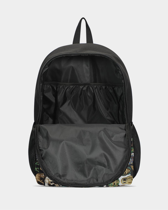 Abstraknyc Duo-Zip Front Canvas Backpack