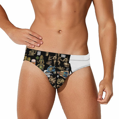 180gsm Milk Silk Men's Briefs K44 (All-Over Printing)