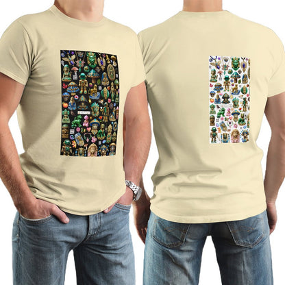 DTG 150gsm Short Sleeve Tshirt Men (High Definition & Dual-sided Printing)