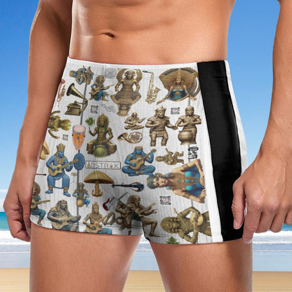 Fashionable Men's  boardshorts Swim Trunks DN003 (All-Over Printing)