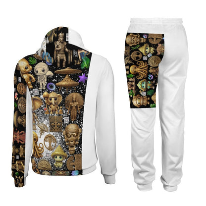 250gsm Imitation Cotton Hoodie & Joggers Set 4T03 (All-Over Printing)