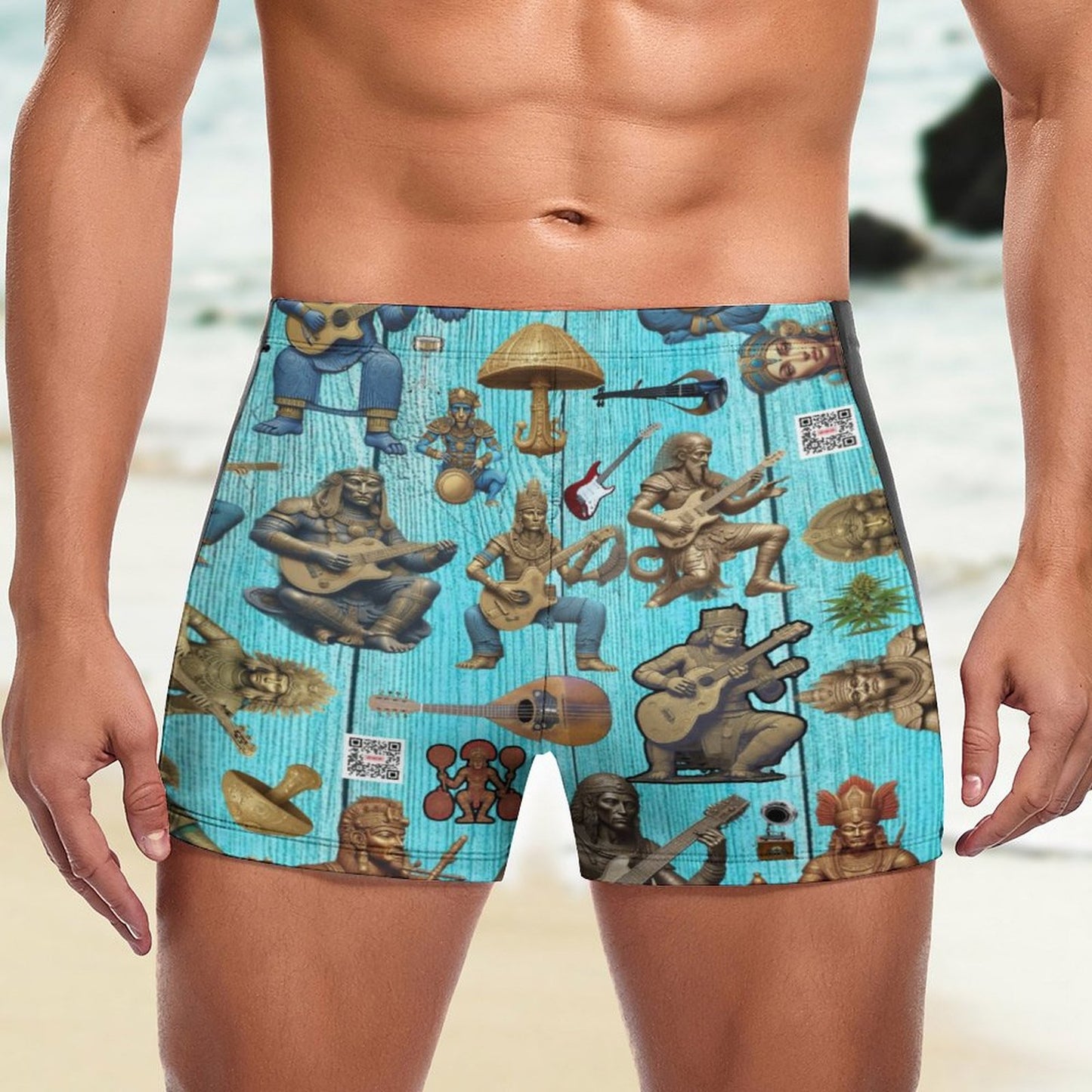 Fashionable Men's  boardshorts Swim Trunks DN003 (All-Over Printing)