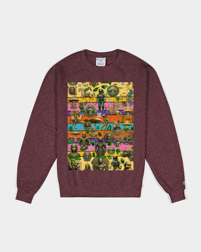 Mushroom Abstak Collection Unisex Sweatshirt | Champion