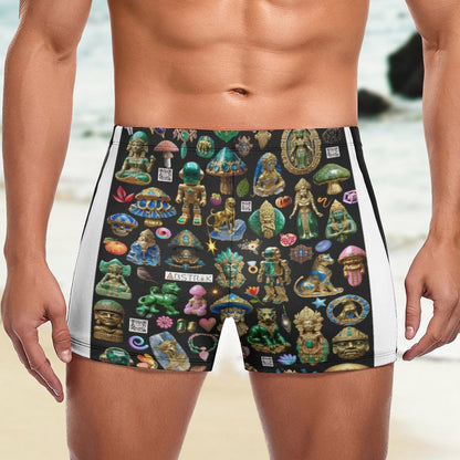 Fashionable Men's  boardshorts Swim Trunks DN003 (All-Over Printing)