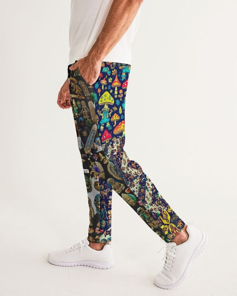 Abstraknyc Men's All-Over Print Joggers